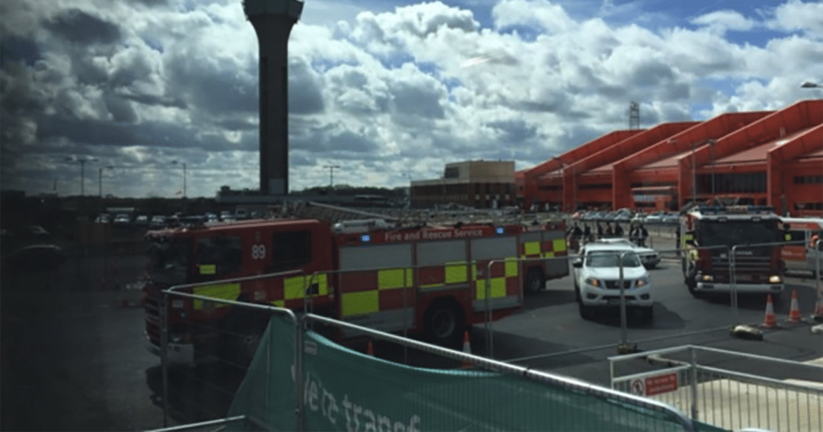 Luton ariport evac