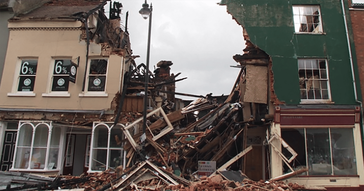 Fire ruins high street