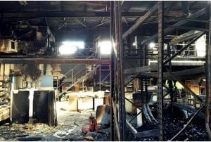 Milton Keynes Factory Fire