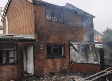 75% of bedforshire home fire