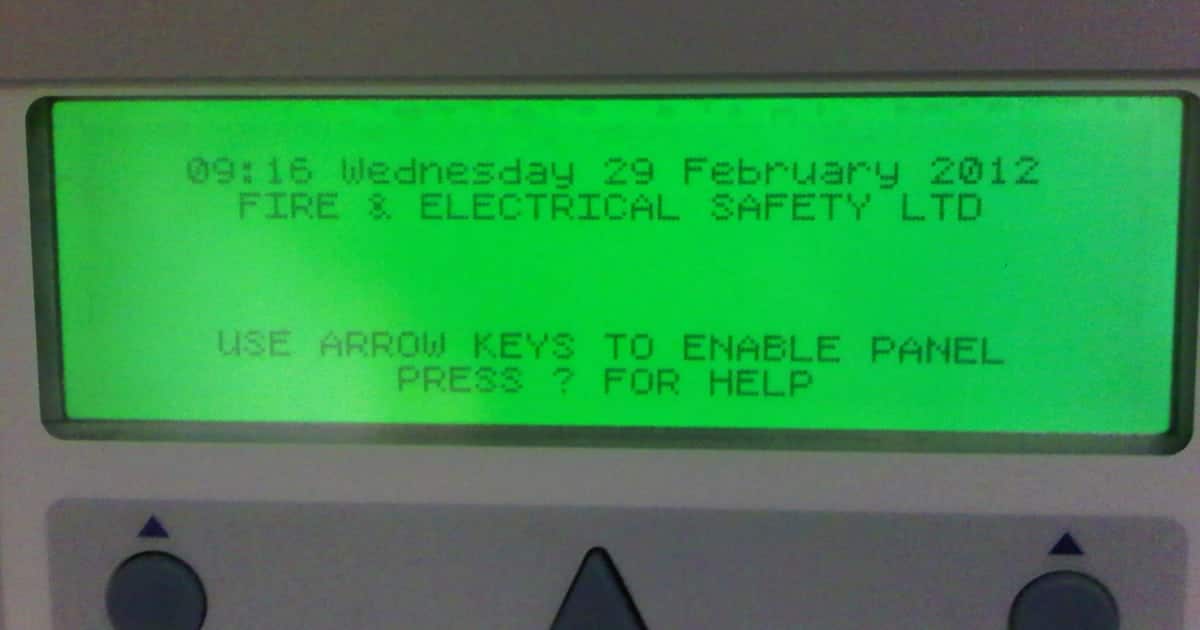 alarm panel