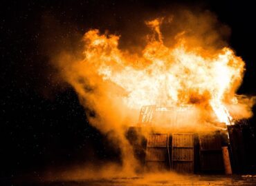 building fire
